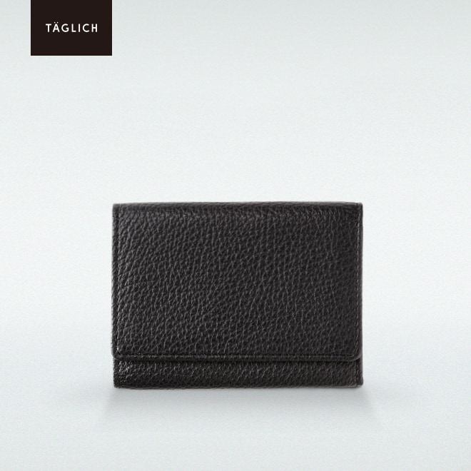極小財布 ベーシック型 イタリアンレザー/ADRIA 『ブラック』 BECKER（ベッカー）