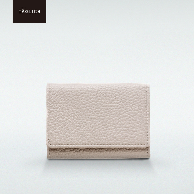 極小財布 BOX型 イタリアンレザー/ADRIA 『クレーム』 
