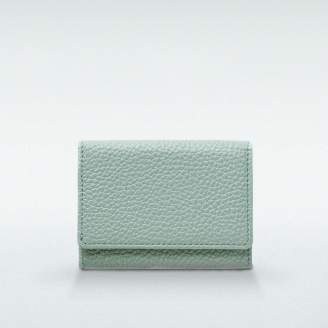 極小財布 BOX型 イタリアンレザー/ADRIA 『ピスタチオ』 BECKER（ベッカー） 