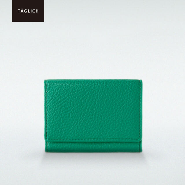極小財布 Basic型 イタリアンレザー/ADRIA 『グリーン』 TAGLICH（タグリッヒ）(旧ベッカー) 日本製 \16,500（税込）