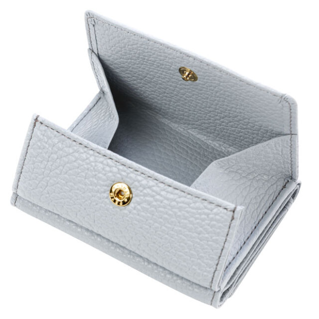 極小財布 BOX型 イタリアンレザー/ADRIA （グレー） BECKER（ベッカー） 日本製 \16,500（税込）