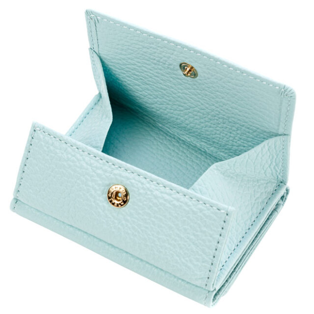 極小財布 BOX型 イタリアンレザー/ADRIA （ミント） BECKER（ベッカー） 日本製 \19,800（税込）