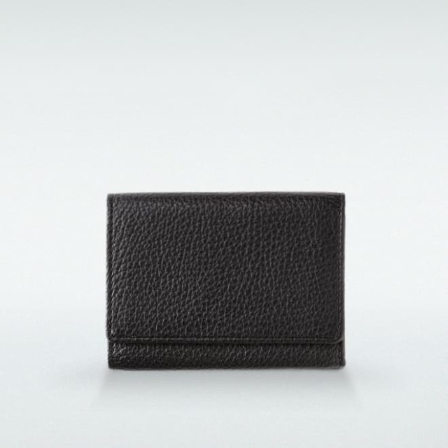 極小財布 BOX型 イタリアンレザー/ADRIA 『ブラック』 BECKER（ベッカー）日本製