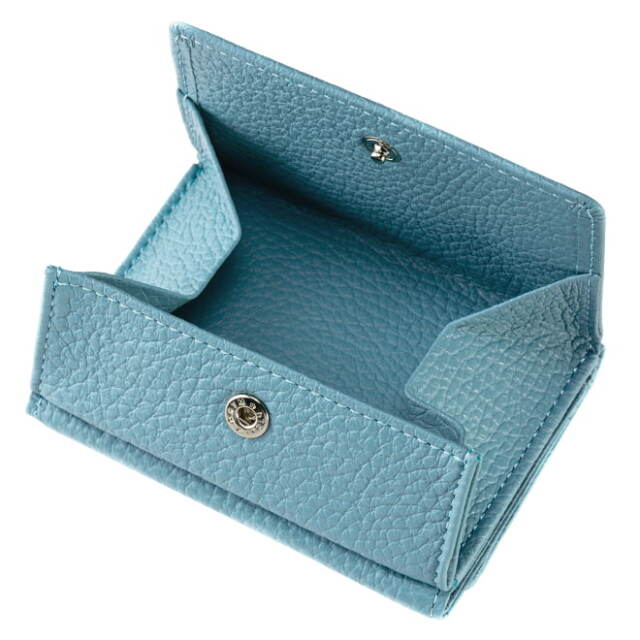 極小財布 BOX型 イタリアンレザー/ADRIA 『セレストブルー』 BECKER（ベッカー） 日本製 \16,500（税込）