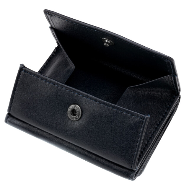 極小財布 BOX型 バリエス ネイビー BECKER（ベッカー） 日本製 \16,500（税込）