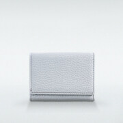 極小財布 BOX型 イタリアンレザー/ADRIA 『グレー』 BECKER（ベッカー）日本製