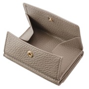 極小財布 BOX型 イタリアンレザー/ADRIA 『グレージュ』 BECKER（ベッカー）日本製 \16,500(税込)