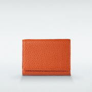 極小財布 BOX型 イタリアンレザー/ADRIA 『ラセットブラウン』 BECKER（ベッカー） ミニ財布 本革財布 三つ折り財布