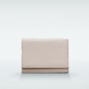 極小財布 BOX型 イタリアンレザー/ADRIA 『クレーム』 BECKER（ベッカー） ミニ財布 本革財布 三つ折り財布