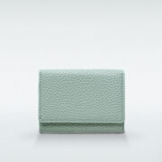 極小財布 BOX型 イタリアンレザー/ADRIA 『ピスタチオ』 BECKER（ベッカー） ミニ財布 本革財布 三つ折り財布