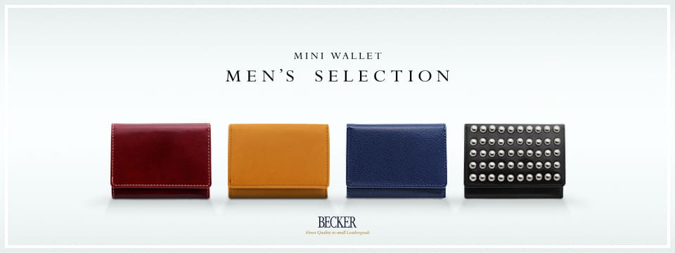 メンズ極小財布　BECKER（ベッカー）日本製